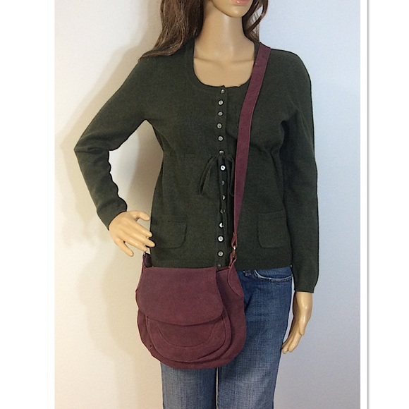 EARTHBOUND Handbags - EARTHBOUND TRADING SUEDE CROSSBODY